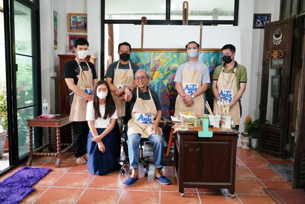 กิจกรรมการอบรมเชิงปฏิบัติการ Art Workshop ในโครงการสุขศิลป์แบบองค์รวมเพื่อการพัฒนาศักยภาพครูผู้สอนศิลปะเด็กพิการภาคเหนือ ประจำปีงบประมาณ 2565 13 277149619 333961058782213 7207424110629940138 n