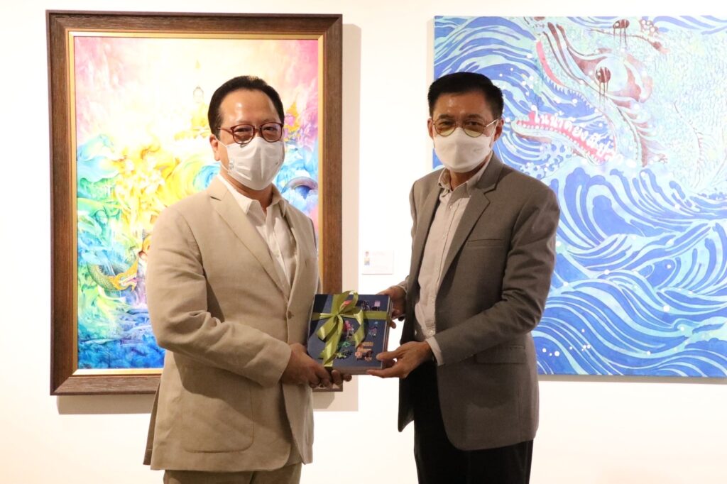 พิธีเปิดนิทรรศการ "ศิลปะเพื่อสายน้ำ" ณ หอศิลป์ร่วมสมัยราชดำเนิน กรุงเทพฯ 42 IMG 6837