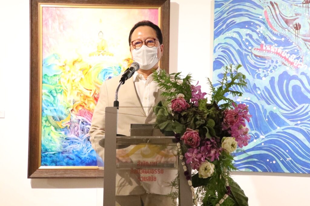พิธีเปิดนิทรรศการ "ศิลปะเพื่อสายน้ำ" ณ หอศิลป์ร่วมสมัยราชดำเนิน กรุงเทพฯ 46 IMG 6841