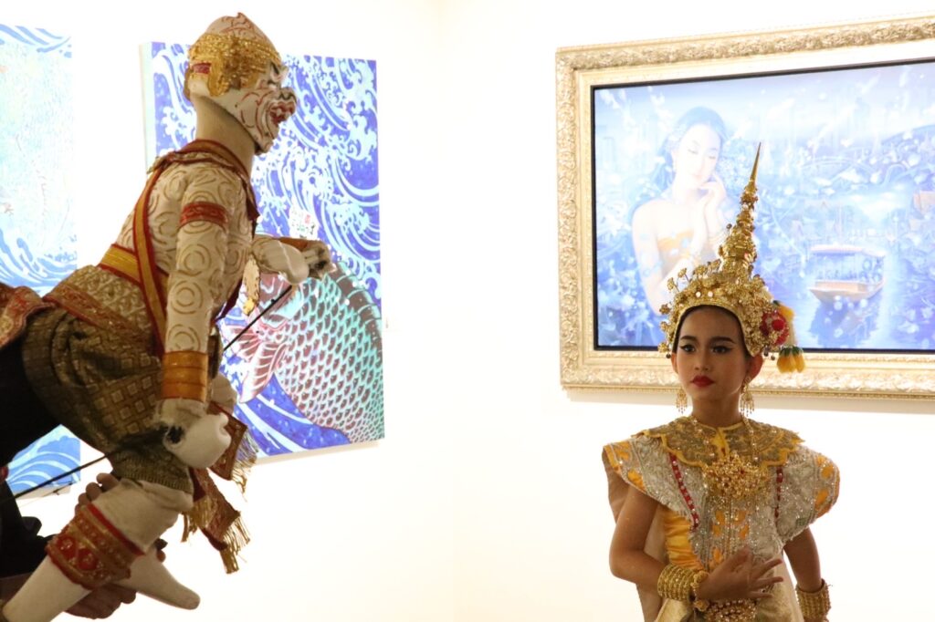 พิธีเปิดนิทรรศการ "ศิลปะเพื่อสายน้ำ" ณ หอศิลป์ร่วมสมัยราชดำเนิน กรุงเทพฯ 23 IMG 6848