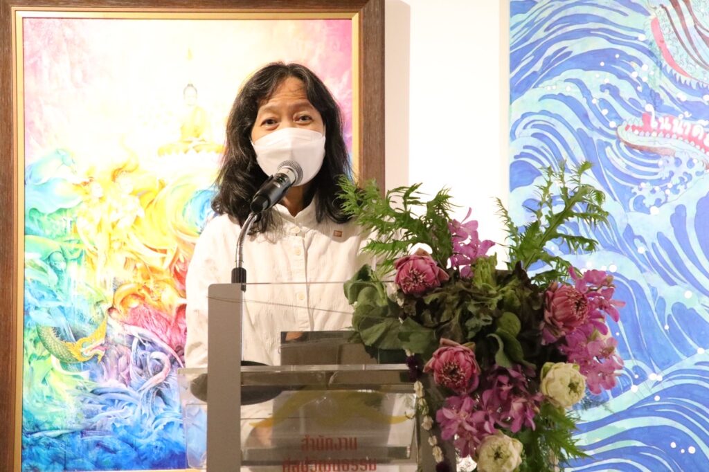 พิธีเปิดนิทรรศการ "ศิลปะเพื่อสายน้ำ" ณ หอศิลป์ร่วมสมัยราชดำเนิน กรุงเทพฯ 38 IMG 6863
