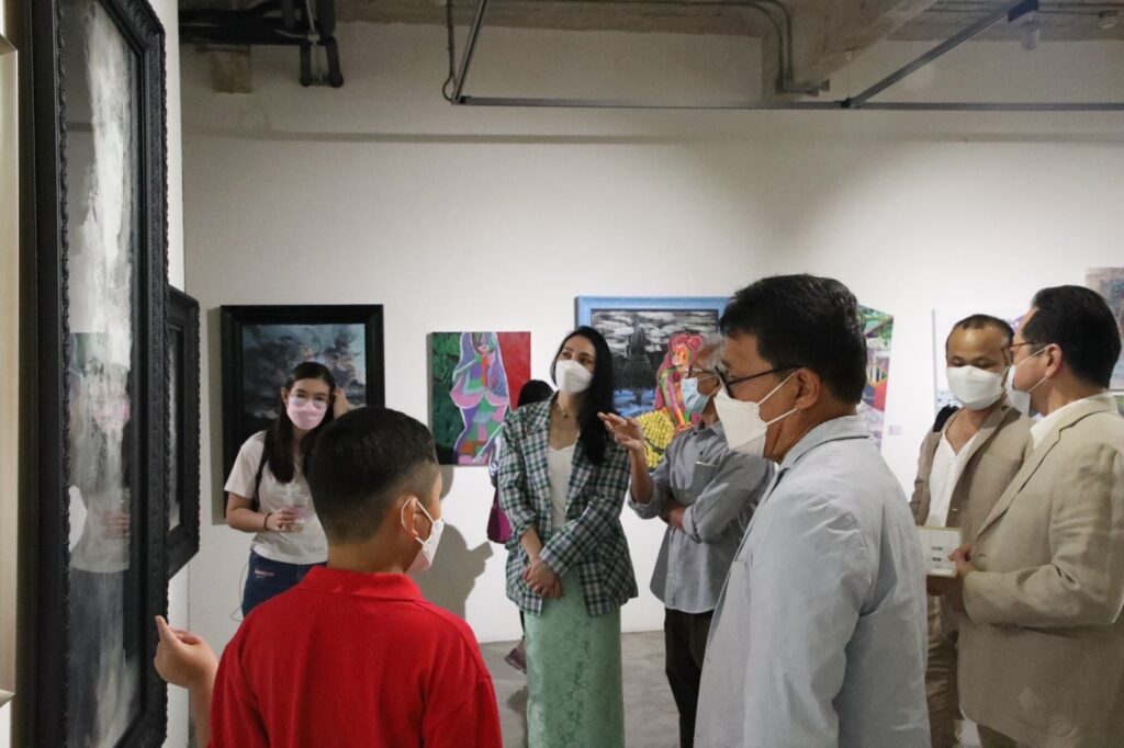 พิธีเปิดนิทรรศการ "ศิลปะเพื่อสายน้ำ" ณ หอศิลป์ร่วมสมัยราชดำเนิน กรุงเทพฯ 2 IMG 6866