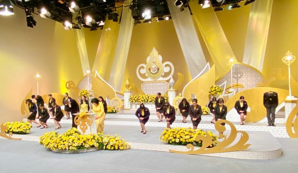 บันทึกเทปโทรทัศน์ถวายพระพรชัยมงคล พระบาทสมเด็จพระปรเมนทรรามาธิบดีศรีสินทรมหาวชิราลงกรณ พระวชิรเกล้าเจ้าอยู่หัว เนื่องในโอกาสวันเฉลิมพระชนมพรรษา 28 กรกฎาคม 2566 7 S 25845937