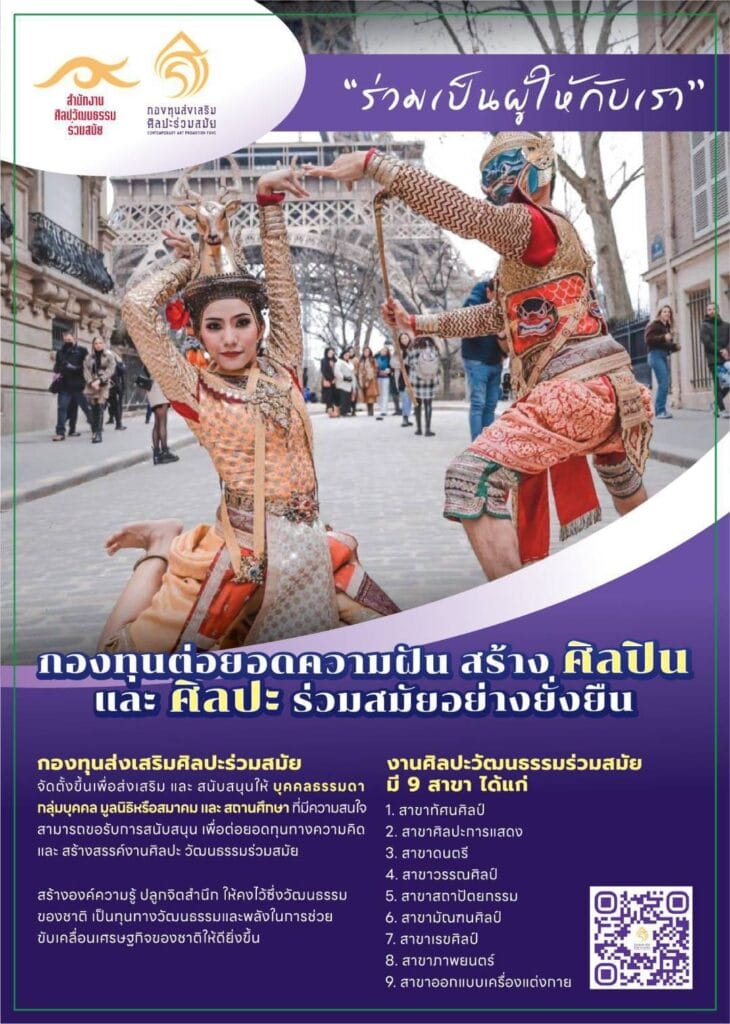 ขอเชิญร่วมบริจาคเพื่อเป็นส่วนหนึ่งของการให้ต่อยอดความฝันและงานสร้างสรรค์ศิลปินและศิลปะร่วมสมัย 6 448685209 788346803480798 6554810641744906746 n 2